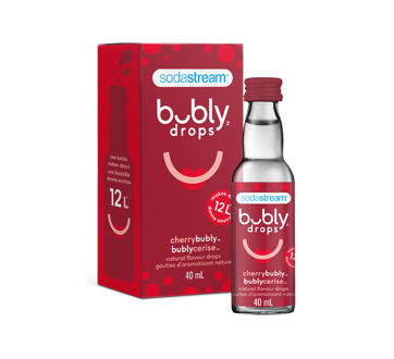 Bubly Drops Natural Flavour drops, 40 ml, Cerise
