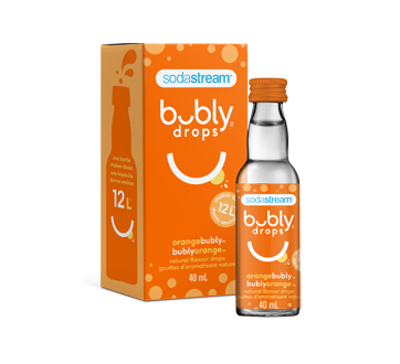 Image of product SodaStream - Bubly Drops Natural Flavour drops, 40 ml, Orange