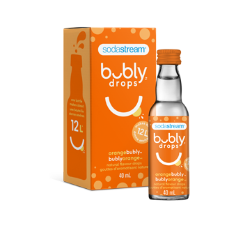 Bubly Drops Natural Flavour drops, 40 ml, Orange