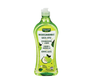 Image of product Selection - Dishwashing Liquid Biodegradable, 650 ml, Green Apple