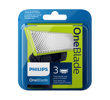 Image of product Philips - OneBlade Replacement Blade, 3 units