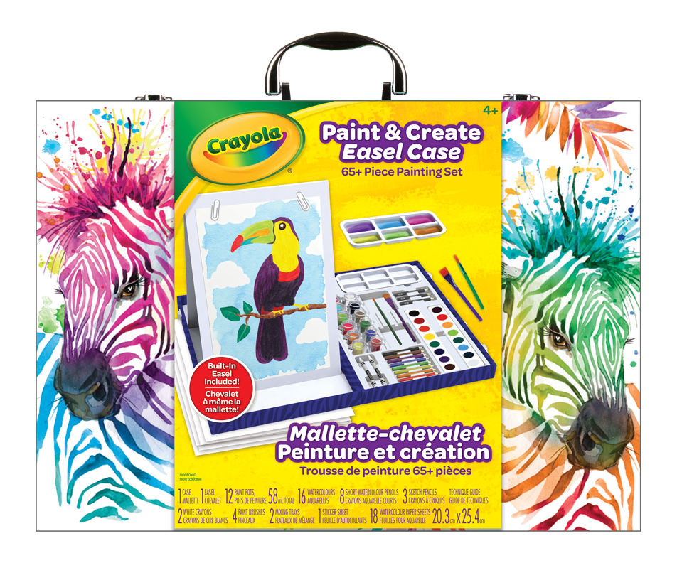 Paint & Create Easel Case, 1 unit Crayola Arts and Crafts Jean Coutu