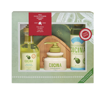 Image 1 of product Fruits & Passion - Kitchen Trio Lime Zest and Cypress, 3 units