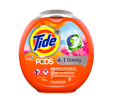 Image of product Tide - Pods with Downy Liquid Laundry Detergent Pacs, April Fresh