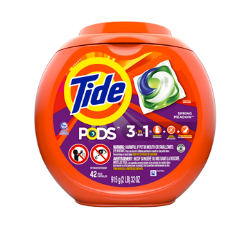 Image of product Tide - Pods Liquid Laundry Detergent Pacs, Spring Meadow