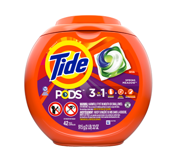 Pods Liquid Laundry Detergent Pacs, Spring Meadow