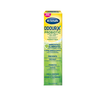 Image of product Dr. Scholl's - Odour-X Probiotic Extract Formula Foot Spray, 118 ml