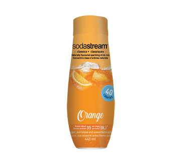 Naturally Flavoured Sparkling Drink Mix, 440 ml, Orange