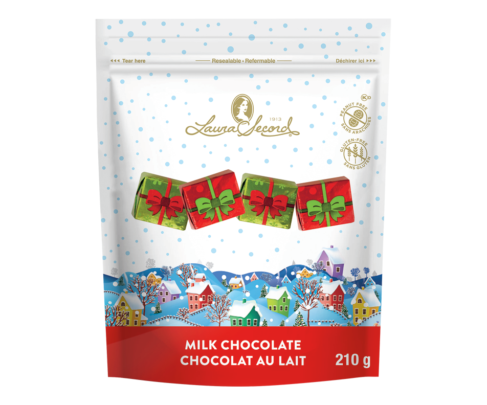 Milk Chocolate Presents Bag, 210 g Laura Secord Tasty Gifts Jean