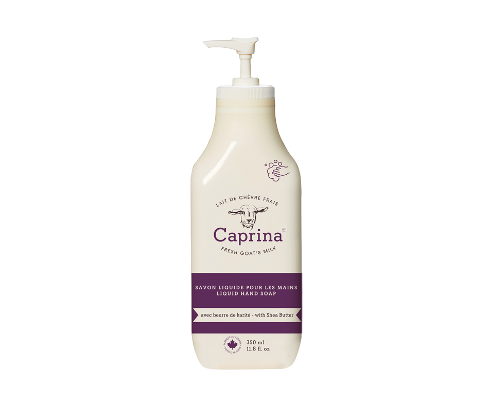 Liquid hand soap, Shea Butter, 350 ml Caprina Hand soap Jean Coutu