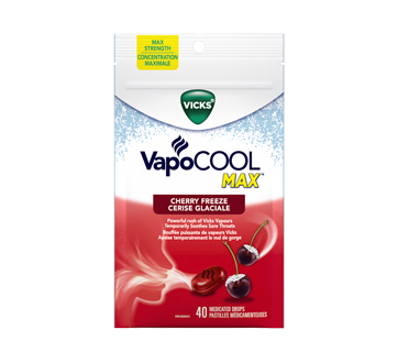 Image of product Vicks - VapoCOOL Max Medicated Drops, Cherry Freeze