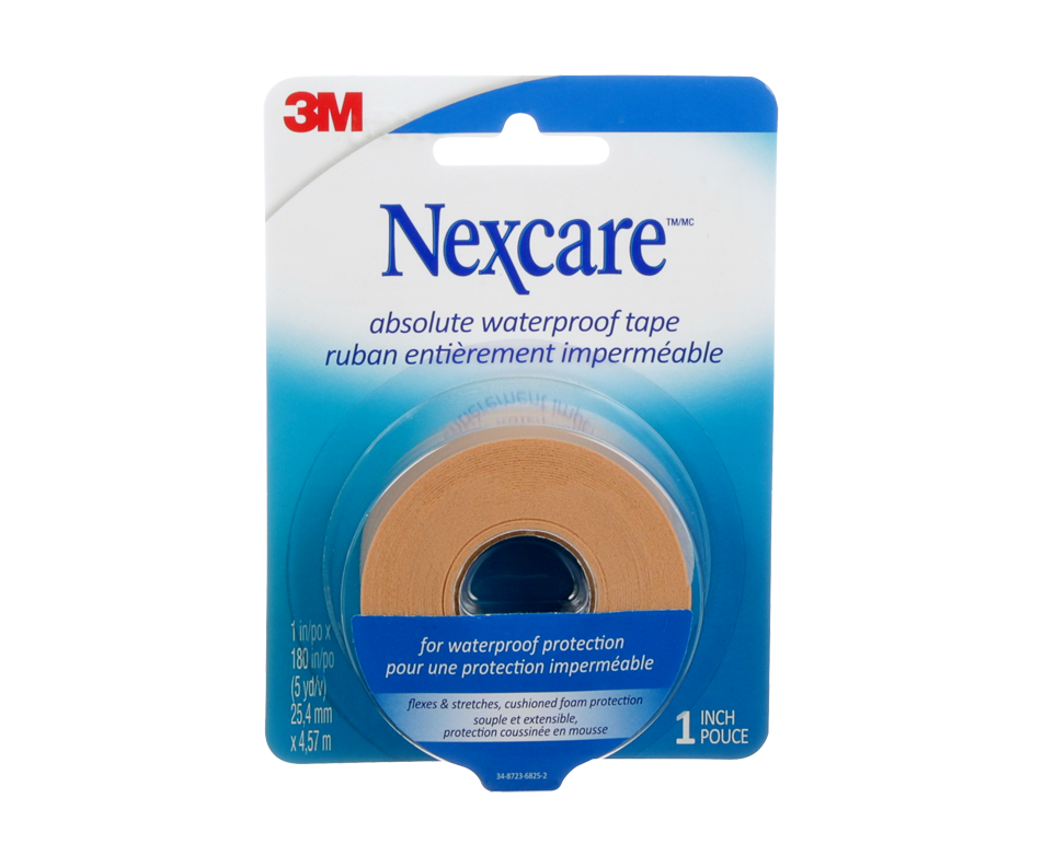 Absolute Waterproof Tape 1 in x 180 in, 1 unit Nexcare Wellness