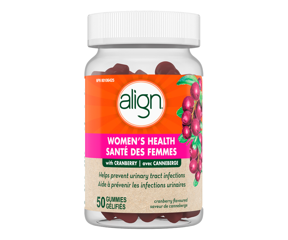 Women's Health Prebiotic & Probiotic Gummies, 50 units Align