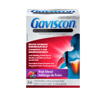 Image of product Gaviscon - Gaviscon Advanced - Acid Shield Technology, 36 units, Fruit Blend