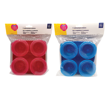 4-Section Freezer Container, 4 units