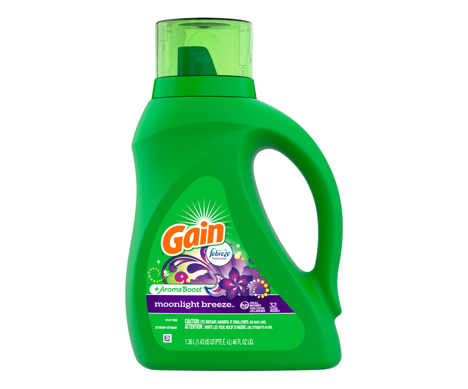 Aroma Boost Liquid Laundry Detergent HE Compatible, Moonlight Breeze