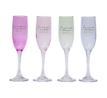 Image of product Collection Chantal Lacroix - &quot;La vie&quot; Set of Champagne Glasses, 1 unit