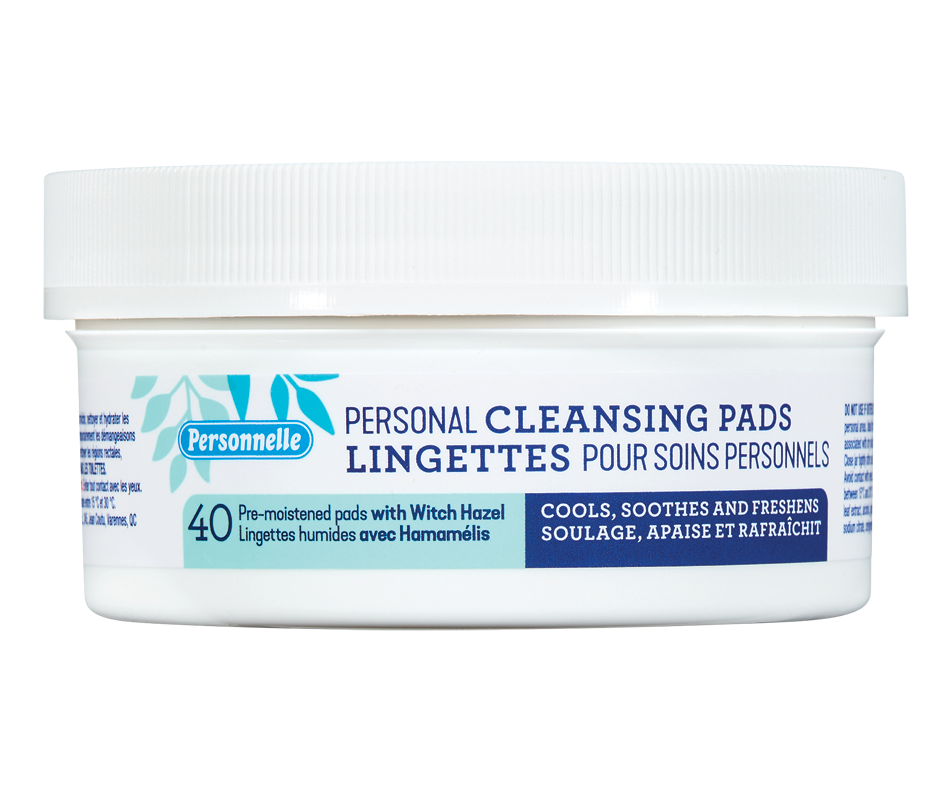 Personal Cleansing Pads, 40 units Personnelle Vaginal douche and