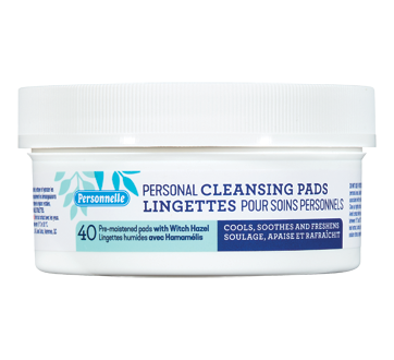 Personal Cleansing Pads, 40 units