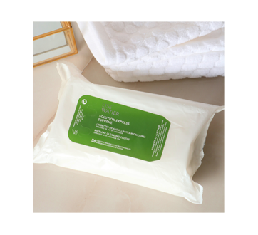 Image 2 of product Watier - Solution Express Suprême Micellar Cleansing Cloths, 56 units