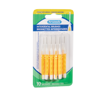 Interdental Brushes, Medium Areas, 10 units