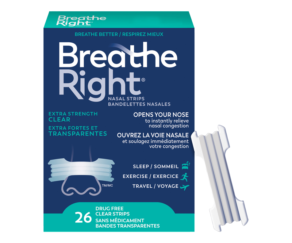 Clear Nasal Strips Extra Strong, 26 units Breathe Right Nasal