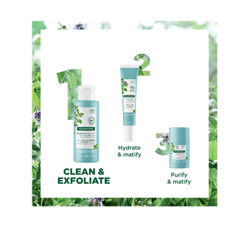 Image 5 of product Klorane - 3 In 1 Purifying Powder with Organic Mint & Clay Combination to Oily Skin, 50 ml