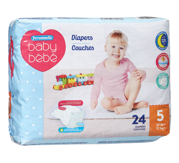 Baby Diapers, #5, 24 units