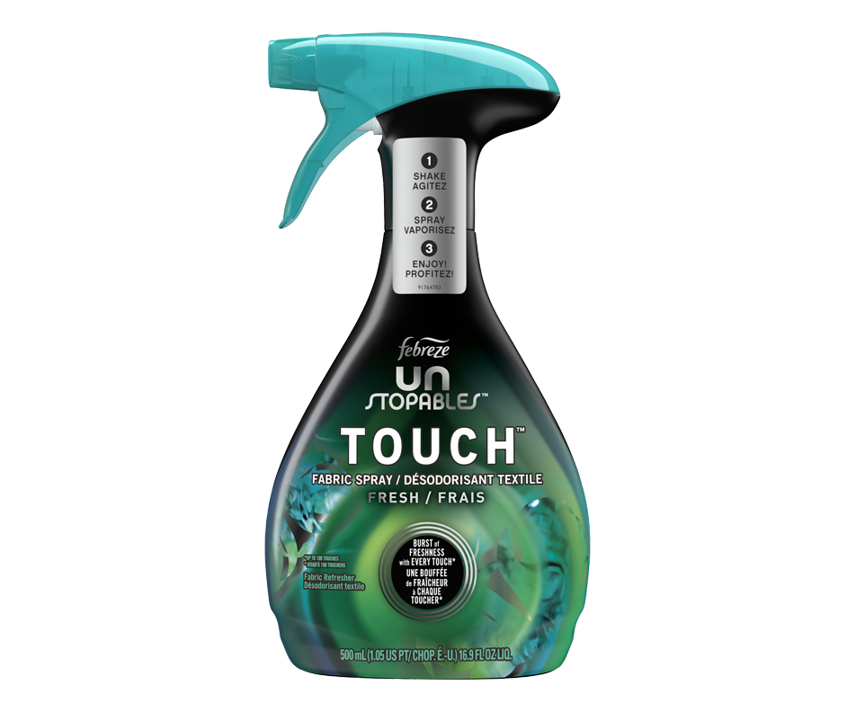Unstopables Touch Fabric Spray & Odor Fighter, 500 ml, Fresh Febreze