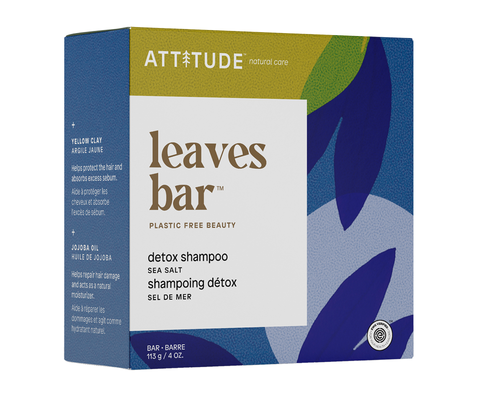 Detox Shampoo, Sea Salt, 113 g Attitude Regular Jean Coutu