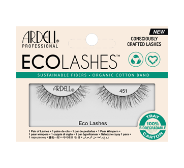 Eco False Eyelashes, 1 unit, # 451