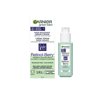 Green Labs Retinol-Berry Super Smoothing Night Serum Cream 3-in-1, 50 ml