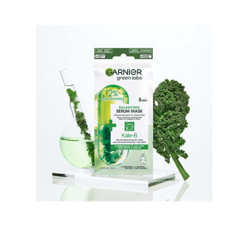 Image 4 of product Garnier - Green Labs Beauty Serum Sheet Mask with Niacinamide + Kale, 14 ml, Oily Skin