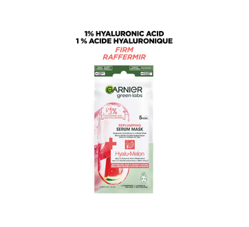 Image 3 of product Garnier - Green Labs Beauty Serum Sheet Mask with Hyaluronic Acid + Watermelon, 14 ml, Dehydrated Skin