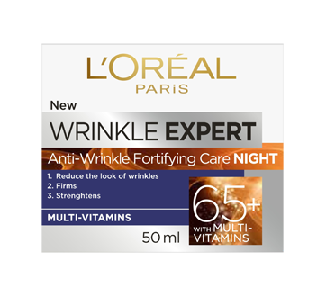 Image 2 of product L'Oréal Paris - Wrinkle Expert Night Moisturizer Multi-Vitamins, 50 ml