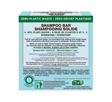 Image 2 of product Garnier - Whole Blends Hydrating shampoo bar for Normal Hair, 60 g, Coconut & Aloe Vera