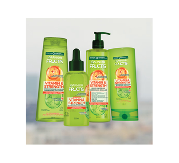 Image 6 of product Garnier - Fructis Vitamin & Strength Hair Fall Reducing Serum Treatment for Weak Hair, 125 ml