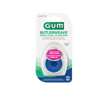 Image of product G·U·M - Butlerweave Dental Floss, Waxed, 165 m
