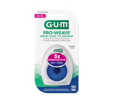Butlerweave Dental Floss, Waxed, 165 m