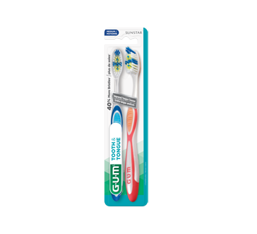 Tooth & Tongue Toothbrush Supreme Clean, 2 units, Medium