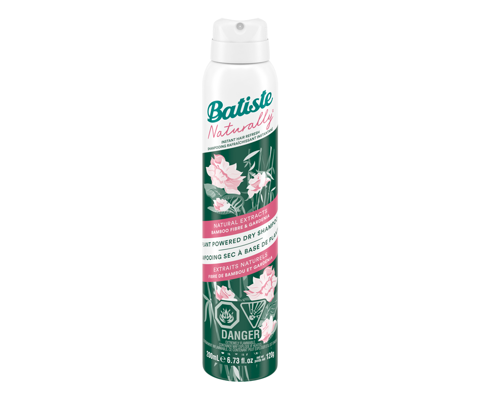 Batiste Naturally Plant Powered Dry Shampoo, 200 ml Batiste Dry