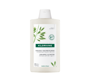Image of product Klorane - Ultra-Gentle Shampoo with Oat All Hair Types, 400 ml