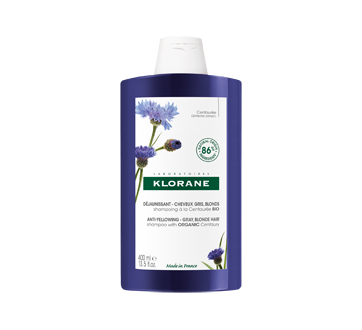 Anti-Yellowing Shampoo with Organic Centaury Grey & Blond Hair, 400 ml
