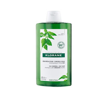 Image of product Klorane - Oil Control Shampoo with Organic Nettle For Oily Hair, 400 ml