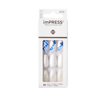 Image 1 of product Kiss - imPRESS Press-On Manicure Short Nails, 1 unit, Riviera Paradise