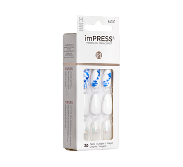 Image 2 of product Kiss - imPRESS Press-On Manicure Short Nails, 1 unit, Riviera Paradise