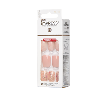 Image 2 of product Kiss - imPRESS Press-On Manicure Large Nails, 30 units, Just a Dream