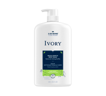 Ivory Mild & Gentle Body Wash, 1035 ml, Aloe