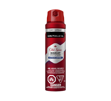 Antipespirant & Deodorant for Men Invisible Dry Spray, 122 g, Ultimate Captain