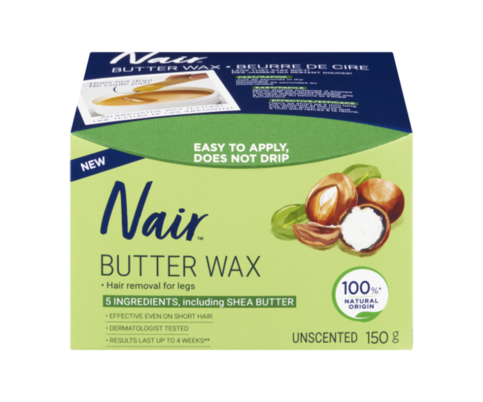 Butter wax, Legs, 150 g Nair Hair removal tools Jean Coutu
